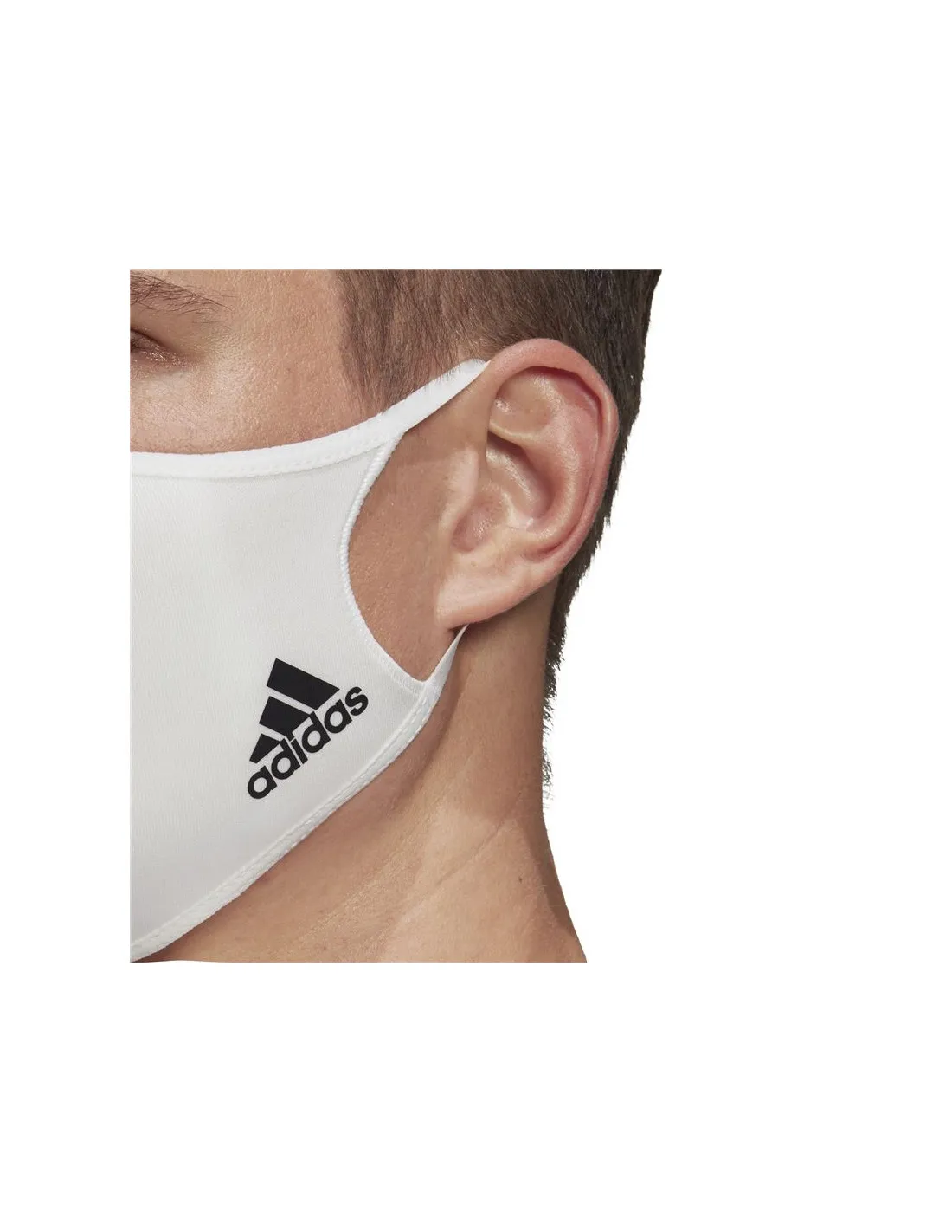 Pack de 3 Mascarillas adidas talla M/L Blanco