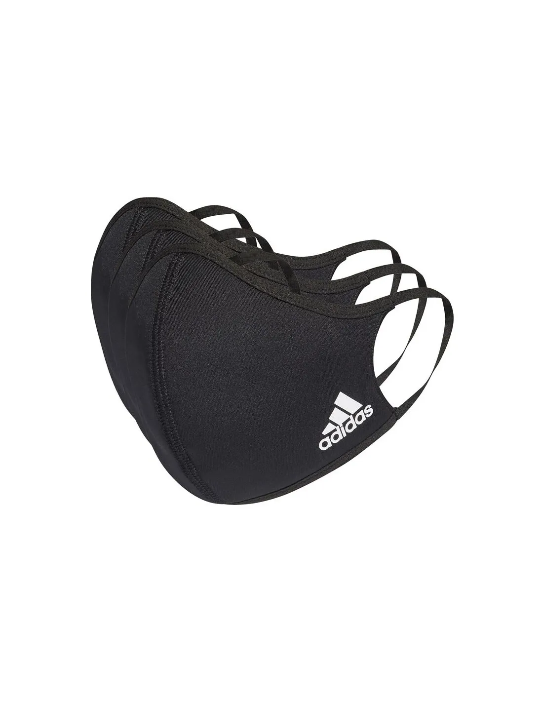 Pack de 3 Mascarillas adidas talla M/L Negro