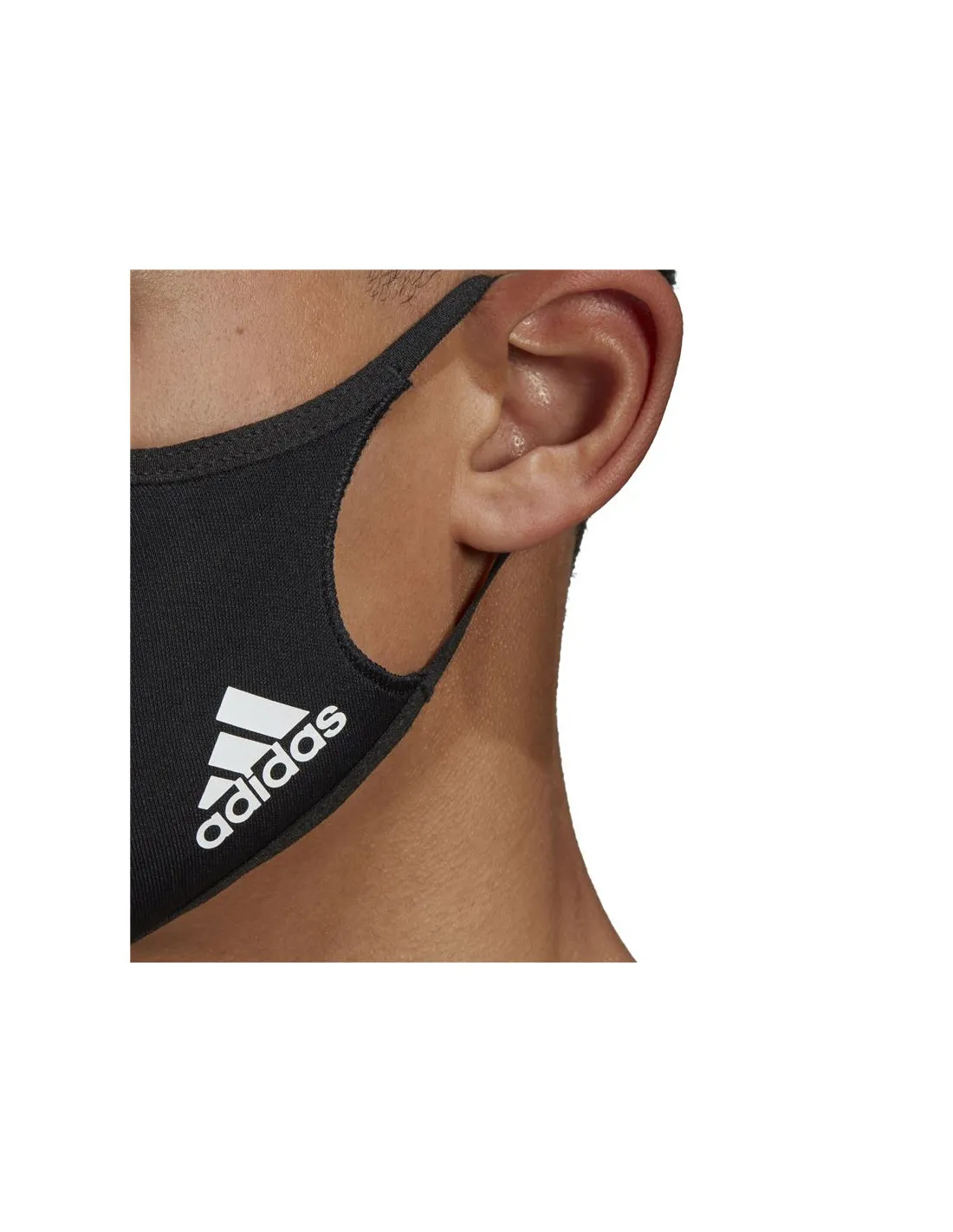 Pack de 3 Mascarillas adidas talla M/L Negro