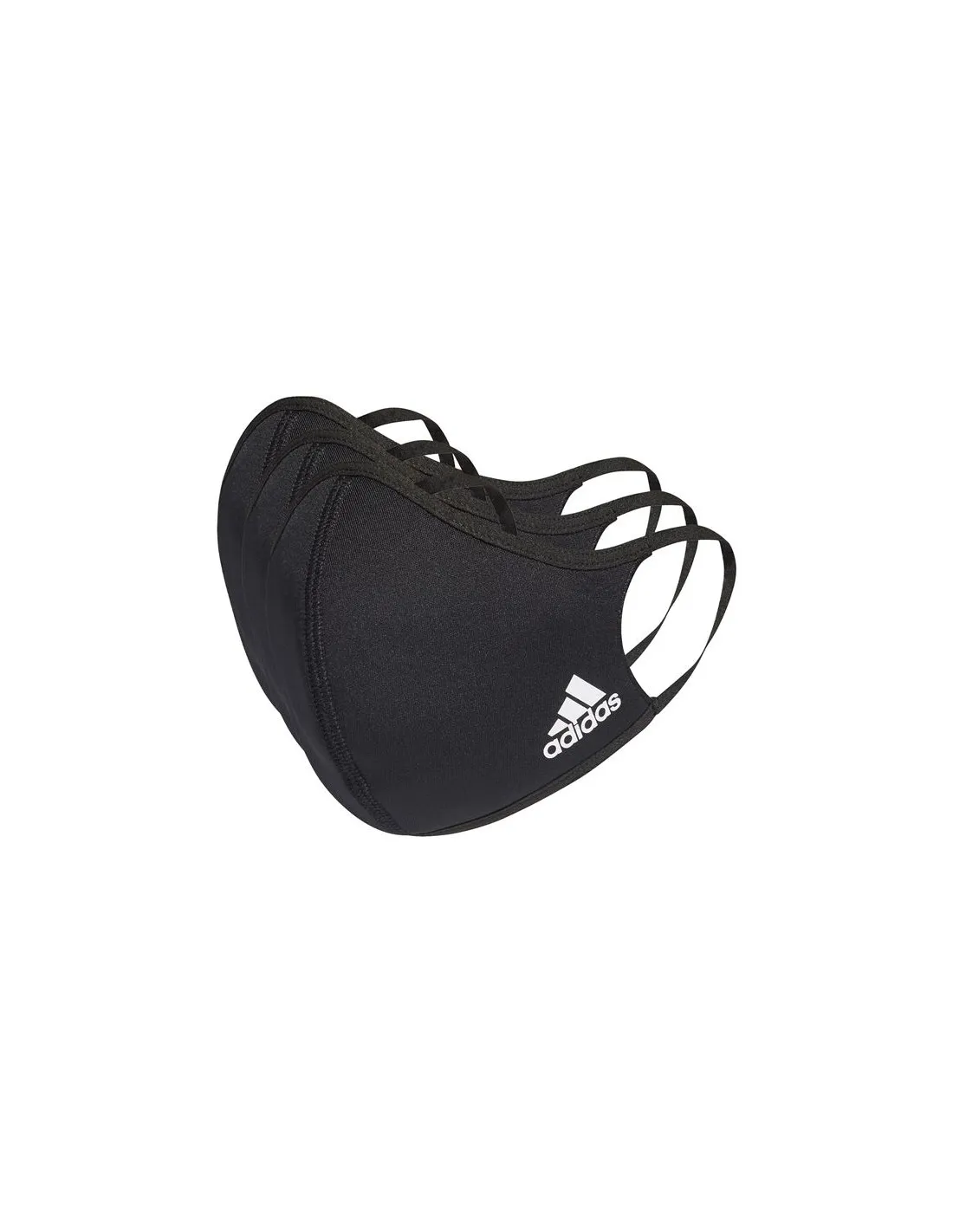 Pack de 3 Mascarillas adidas talla XS/S Negro