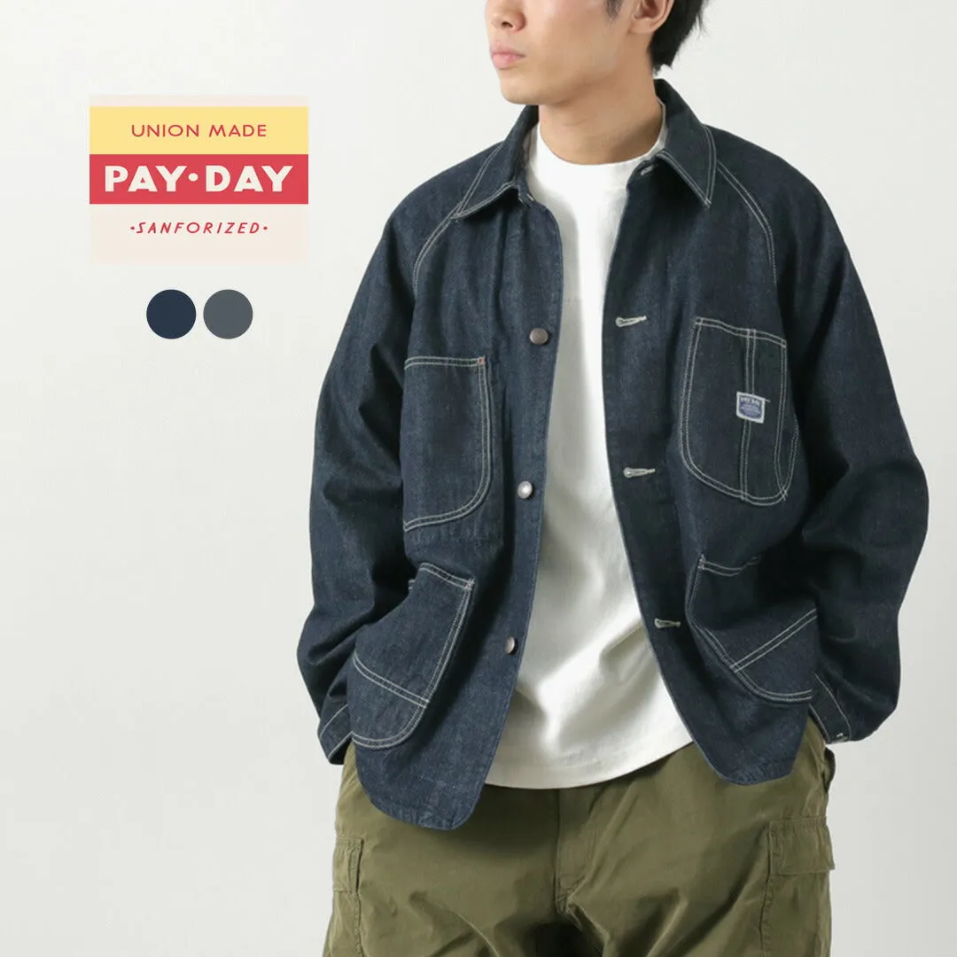 PAGE DAY / 40's WW2 Modelo Coverall Chaqueta