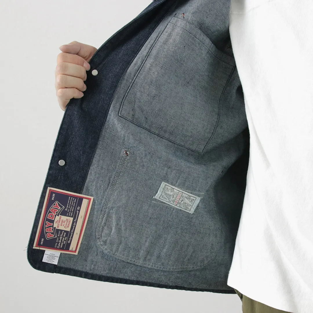 PAGE DAY / 40's WW2 Modelo Coverall Chaqueta