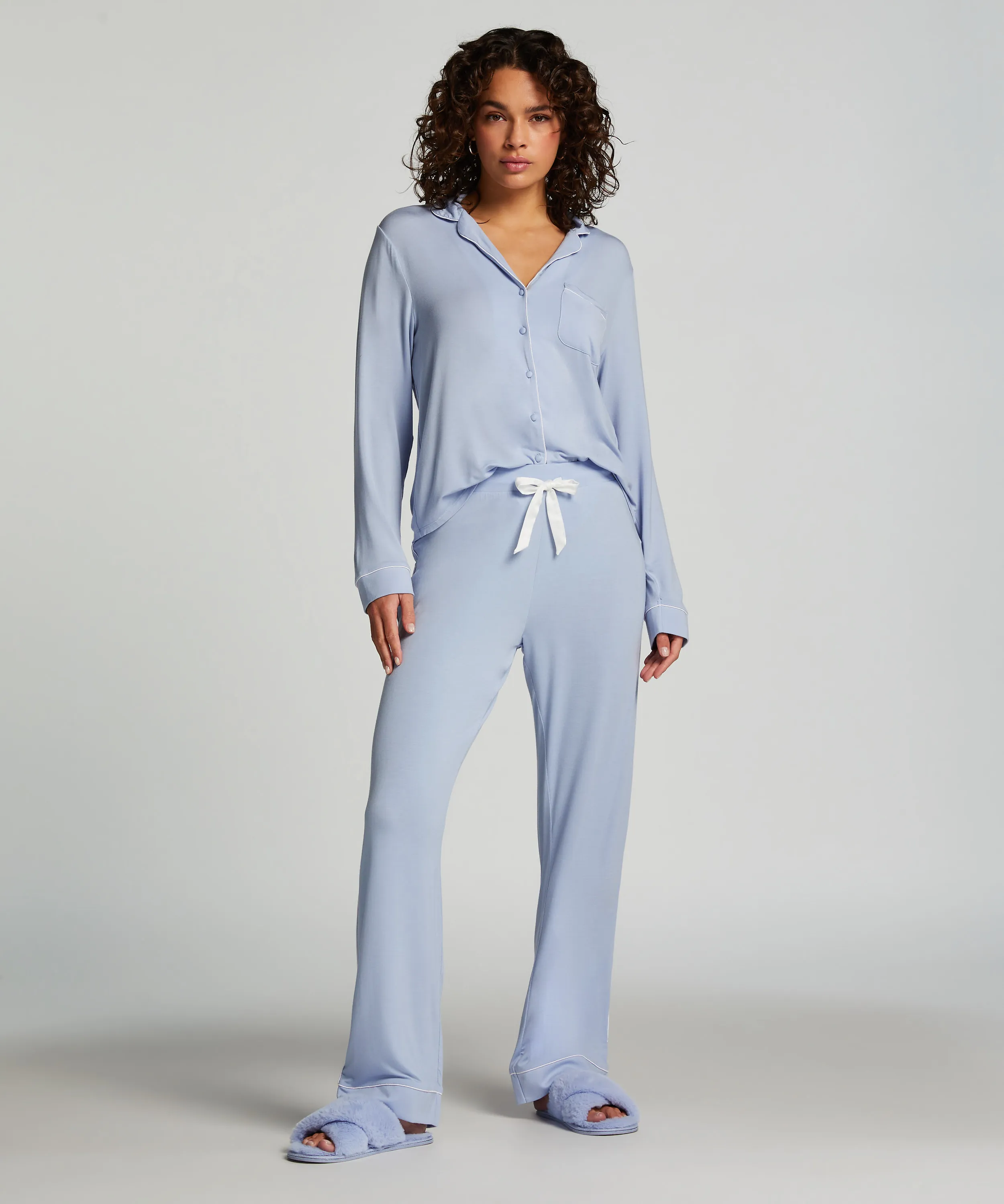 PANTAL&OACUTE;N DE JERSEY ESSENTIAL  AZUL