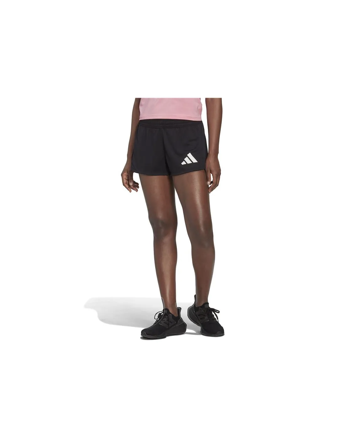Pantalones Cortos adidas Pacer 3 Stripes Knit Mujer BK