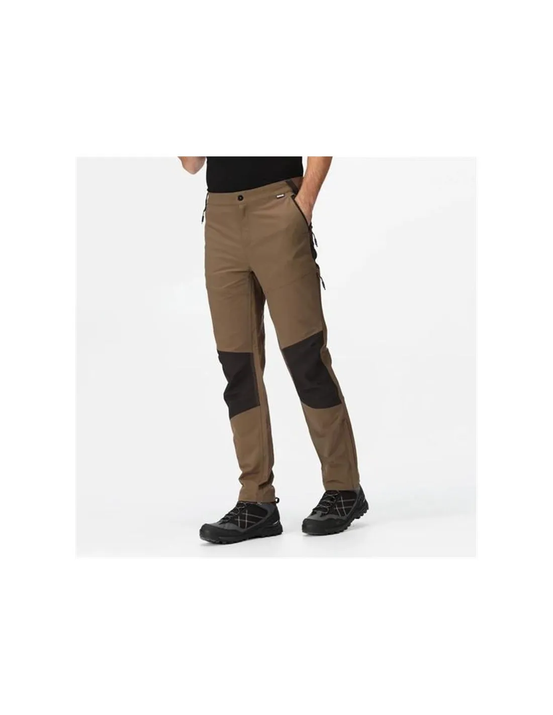 Pantalones de Montaña Regatta Questra V Crocodil/Blk Hombre