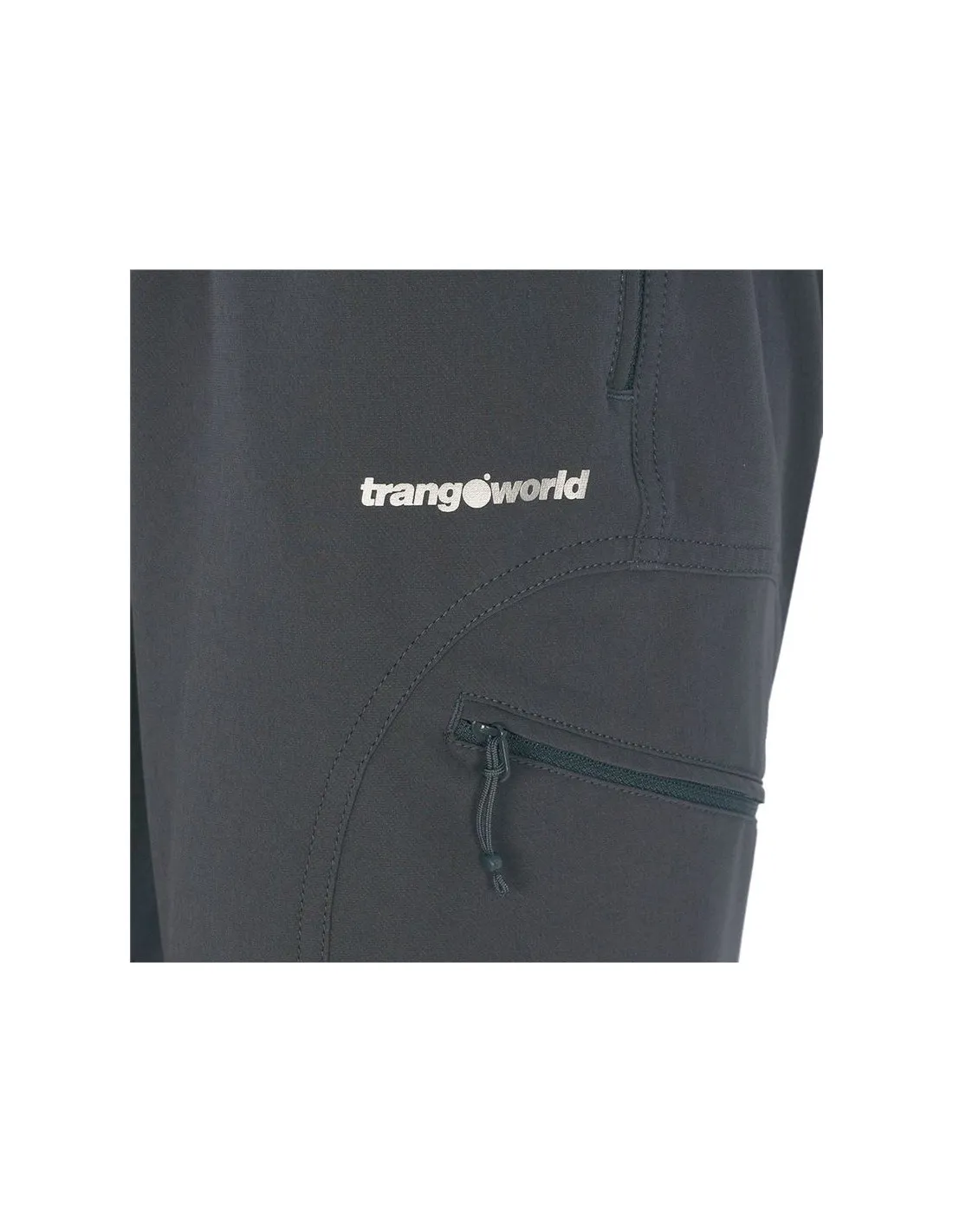 Pantalones de montaña Trangoworld Bossons antracita Hombre