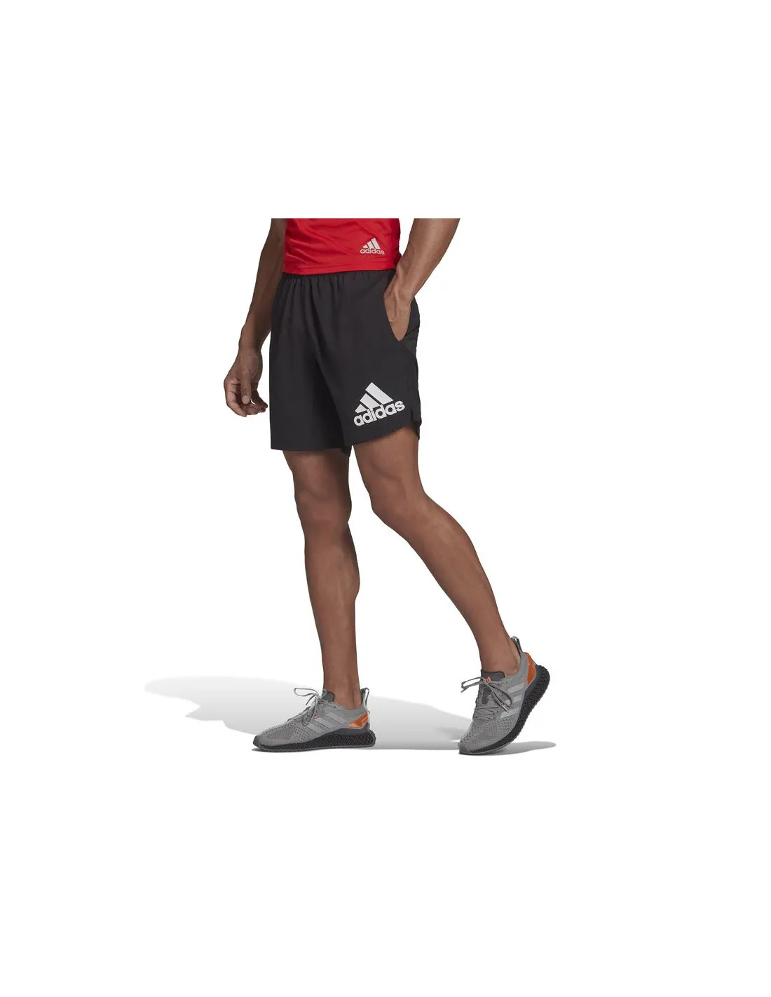 Pantalones de running corto adidas Run It M Black