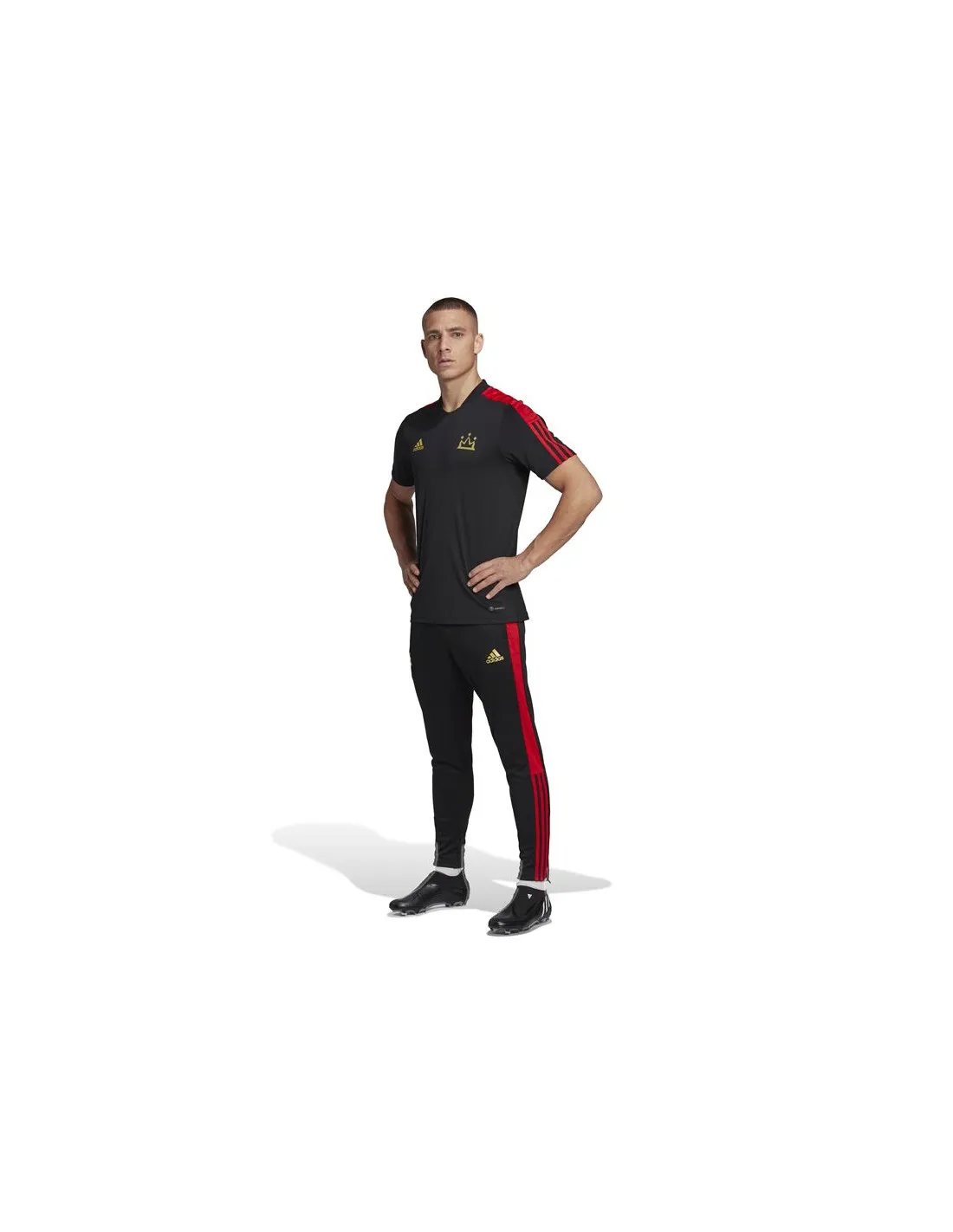 Pantalones fútbol adidas Salah Hombre BK