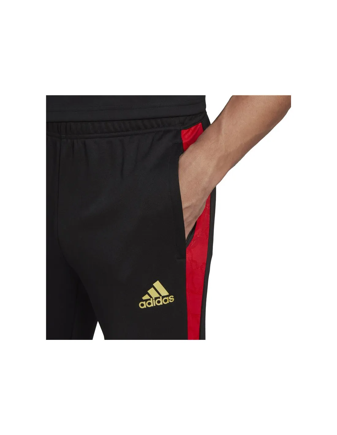 Pantalones fútbol adidas Salah Hombre BK