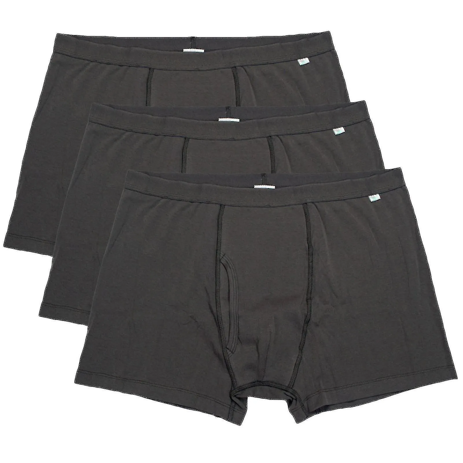 Pantalones para incontinencia Calzoncillos boxer para hombre Algodón lavable Gris reutilizable