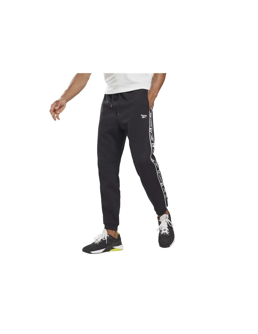 Pantalones Reebok Ri Tape Jogger M Black