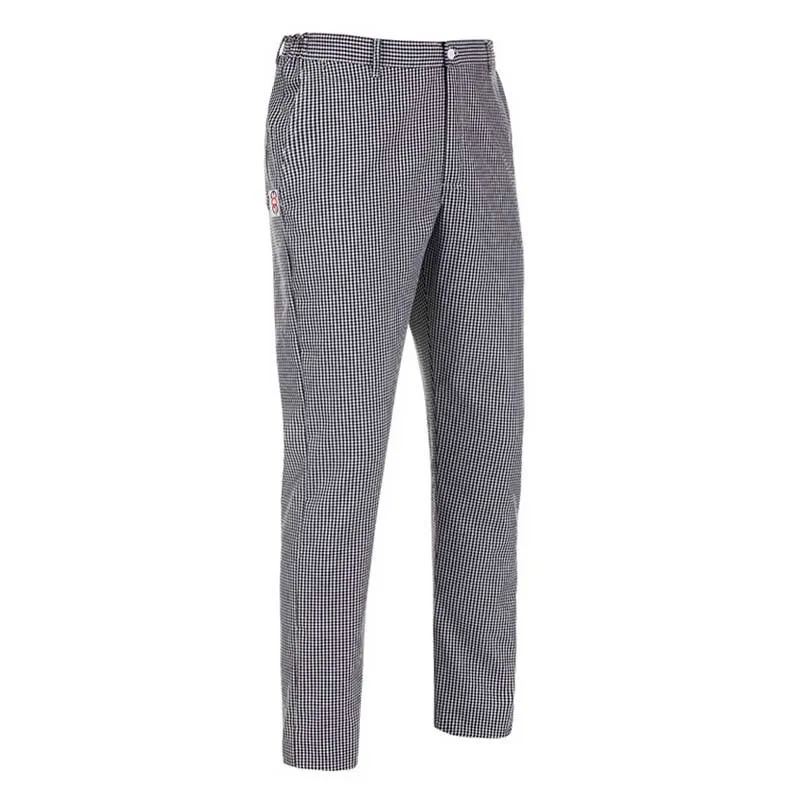 PANTALóN COCINA PATA DE GALLO SLIM FIT PEPITA  EGOCHEF