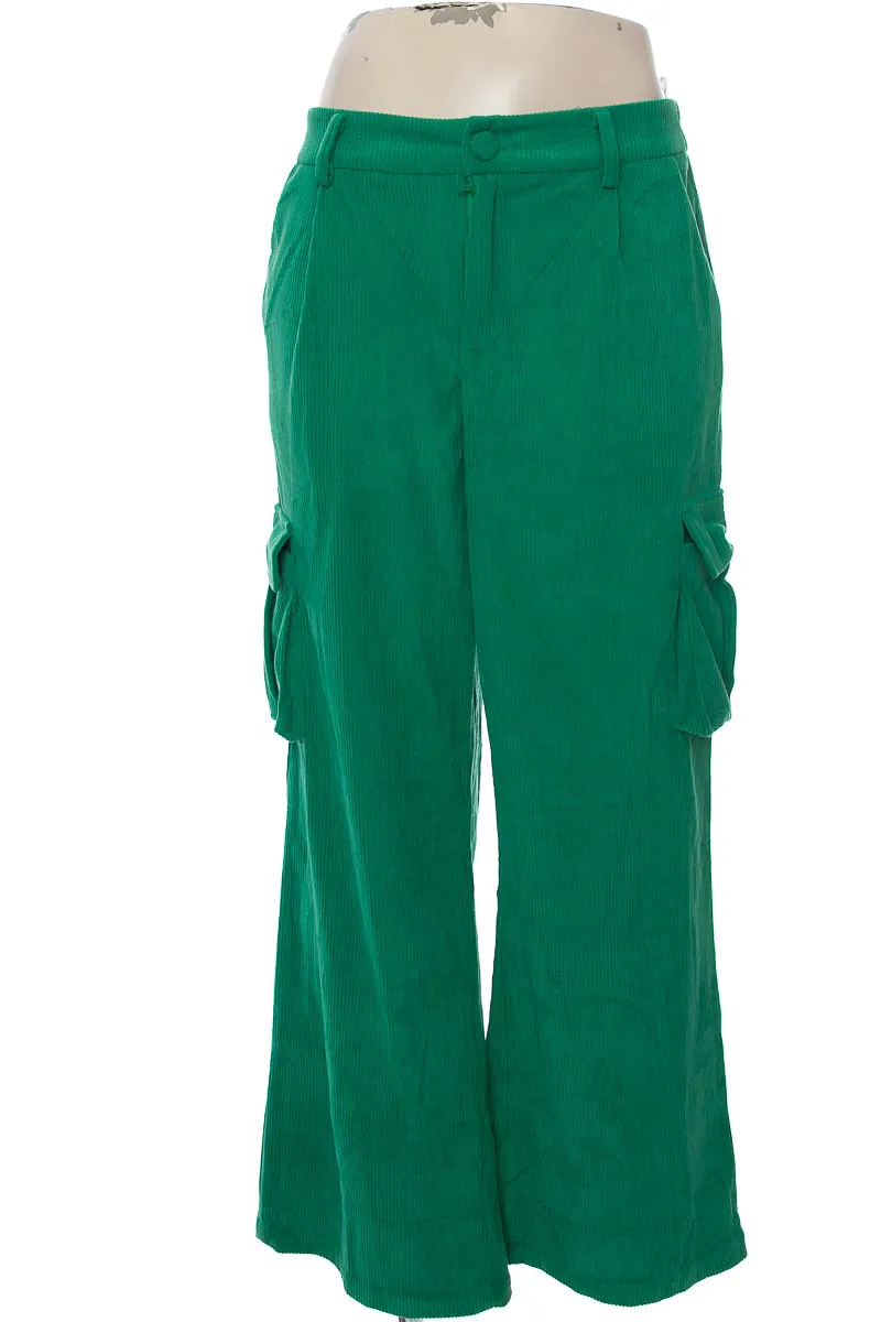 PANTALóN COLOR VERDE  FASHION
