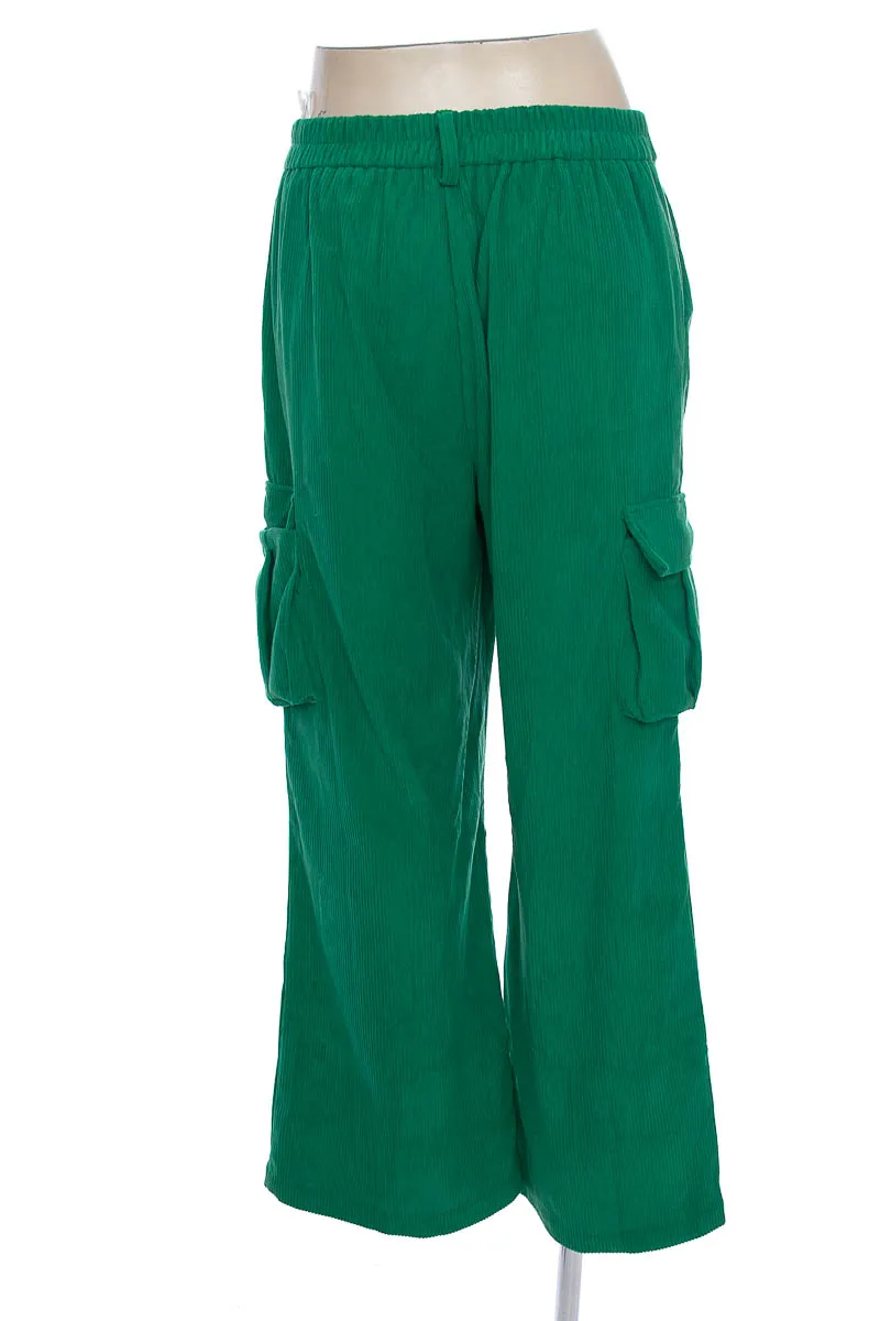 PANTALóN COLOR VERDE  FASHION