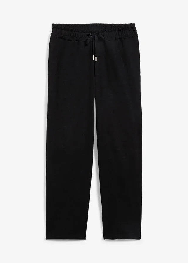 Pantalón de chándal Essential con corte ancho Negro