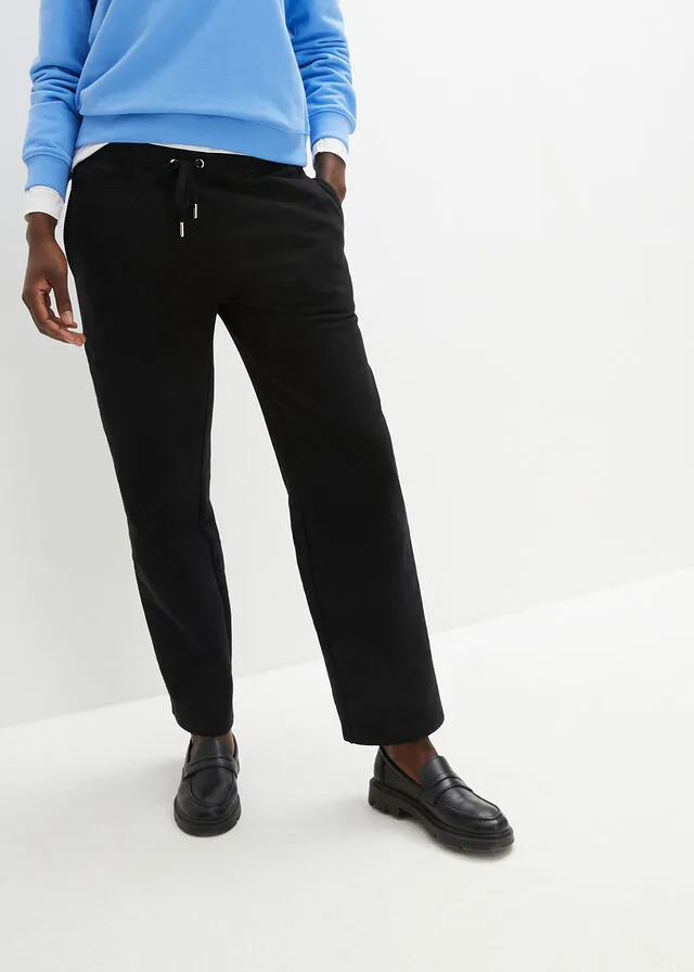 Pantalón de chándal Essential con corte ancho Negro