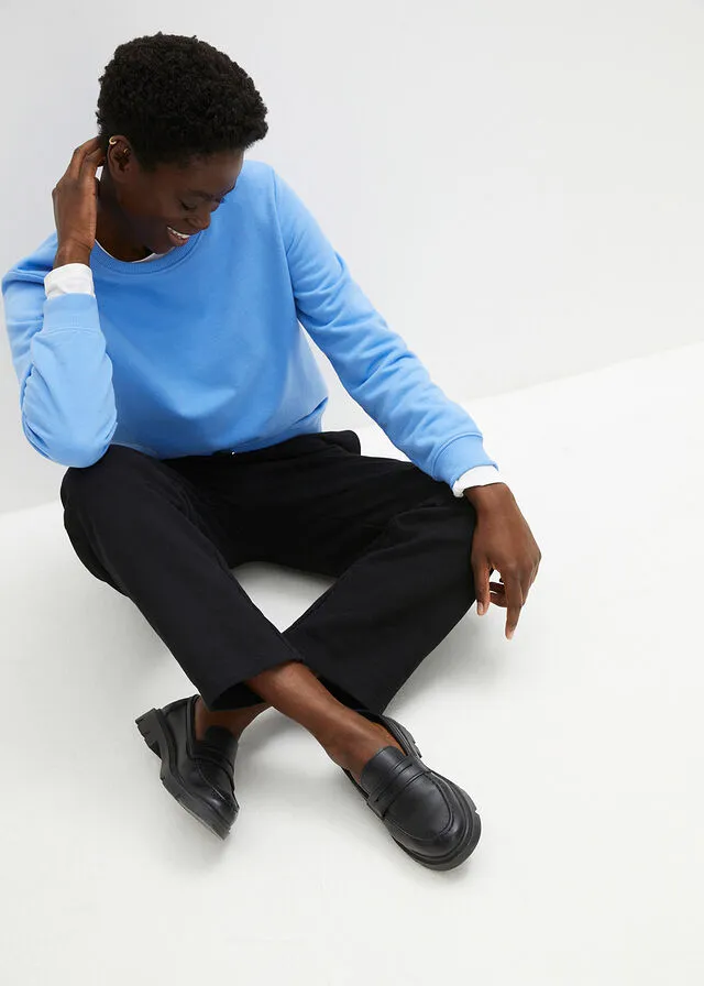 Pantalón de chándal Essential con corte ancho Negro