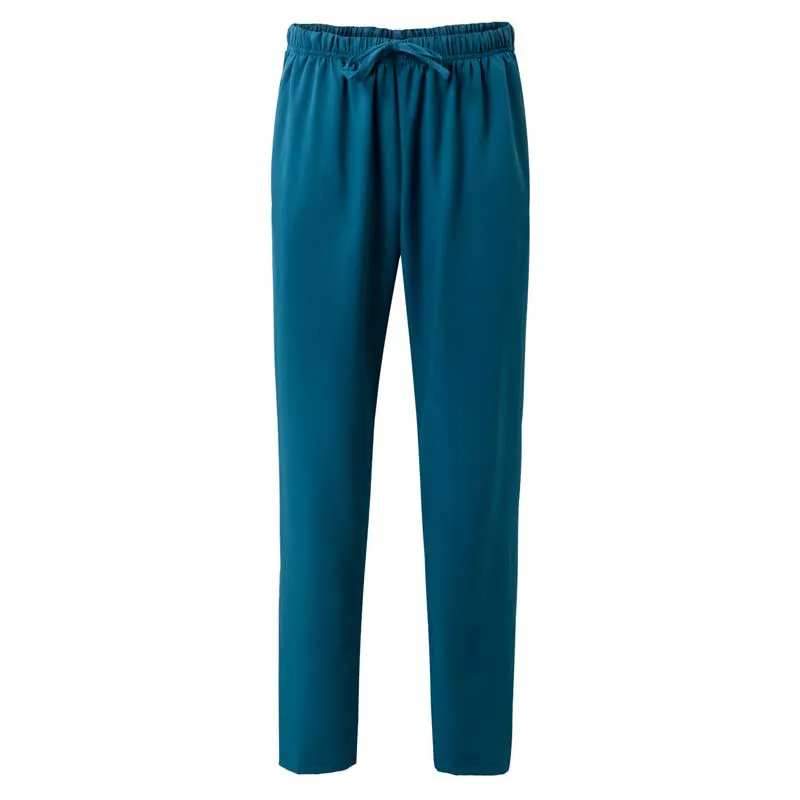 PANTALóN LABORAL DE MICROFIBRA AZUL OCéANO CON GOMA Y CINTAS  VELILLA