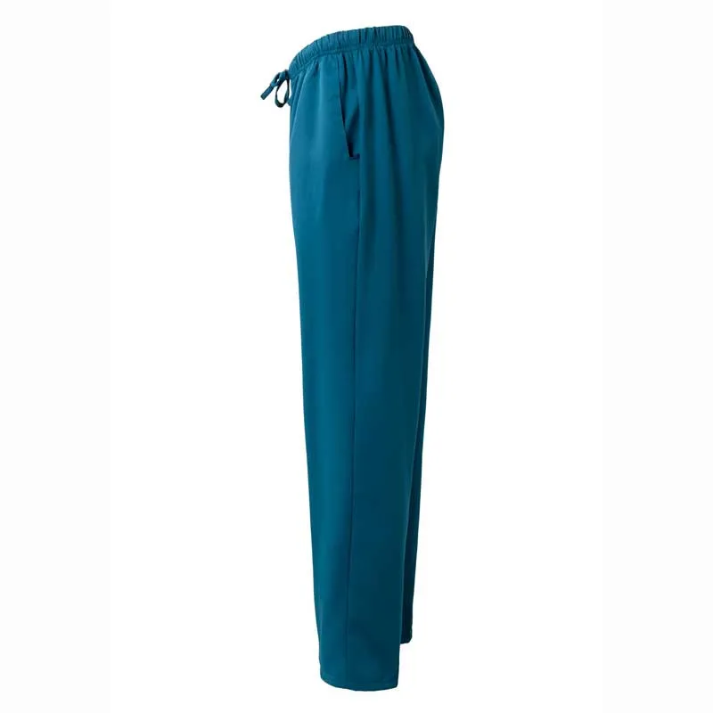PANTALóN LABORAL DE MICROFIBRA AZUL OCéANO CON GOMA Y CINTAS  VELILLA