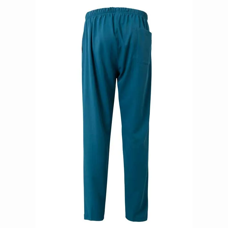 PANTALóN LABORAL DE MICROFIBRA AZUL OCéANO CON GOMA Y CINTAS  VELILLA