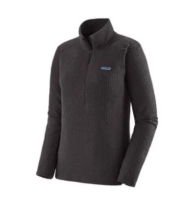PATAGONIA R1 Air Zip Neck Half Zip Fleece (Negro) Mujer