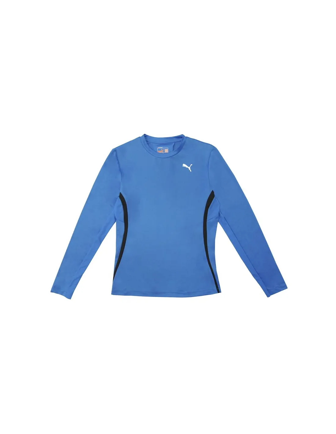 PE_RUNNING_L/S TEE BRILLIANT BLUEBLACK