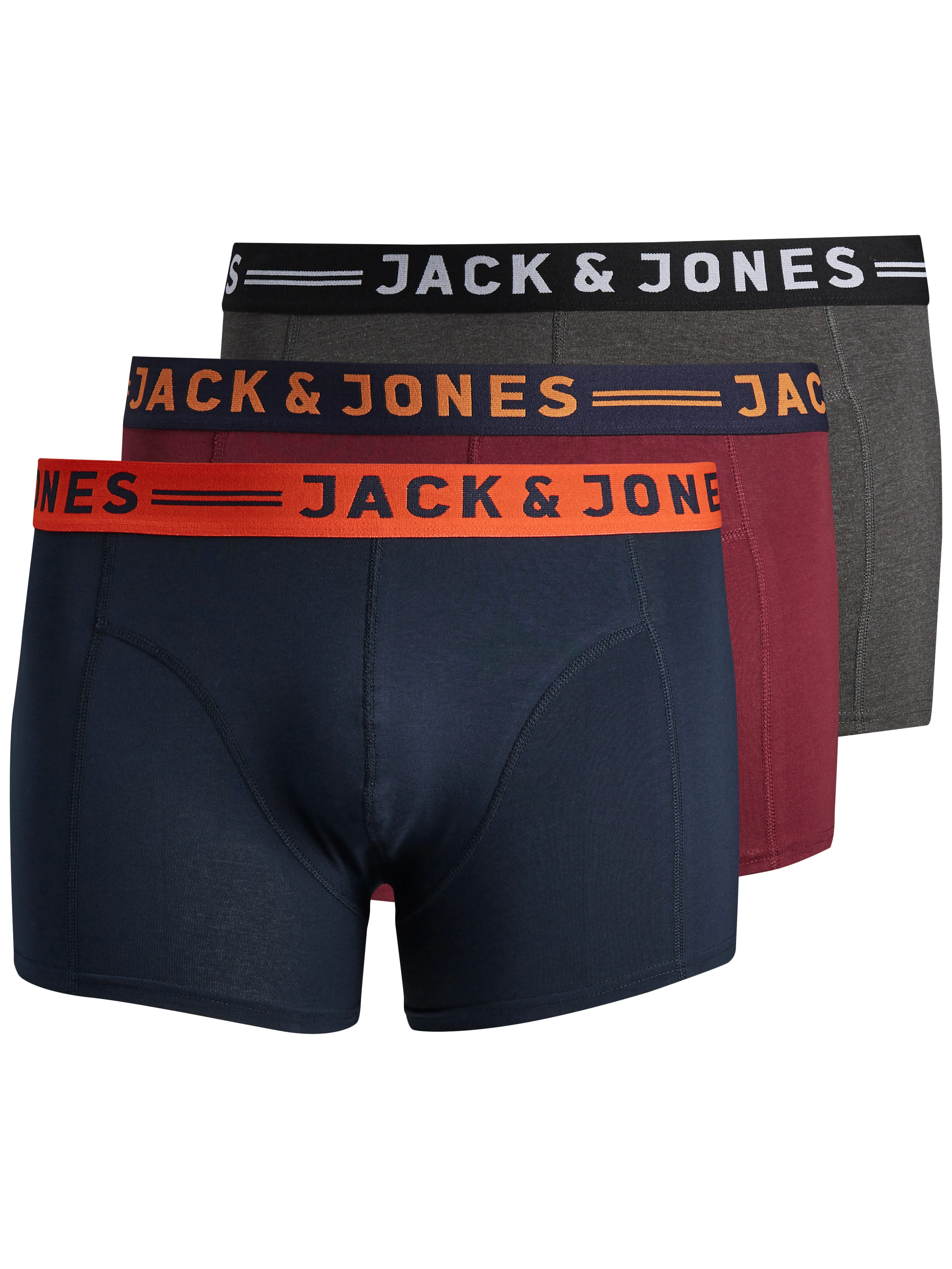 Plus Size Paquete de 3 Boxers | Azul intermedio | Jack & Jones®