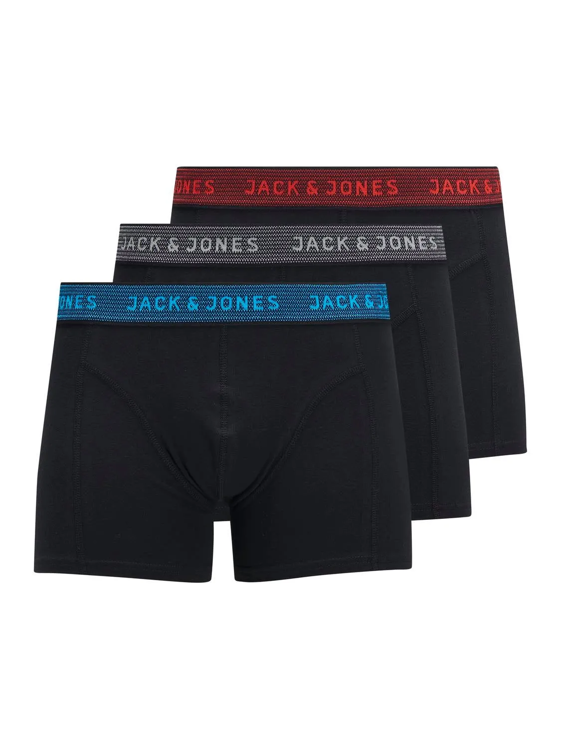 Plus Size Paquete de 3 Boxers | Negro | Jack & Jones®