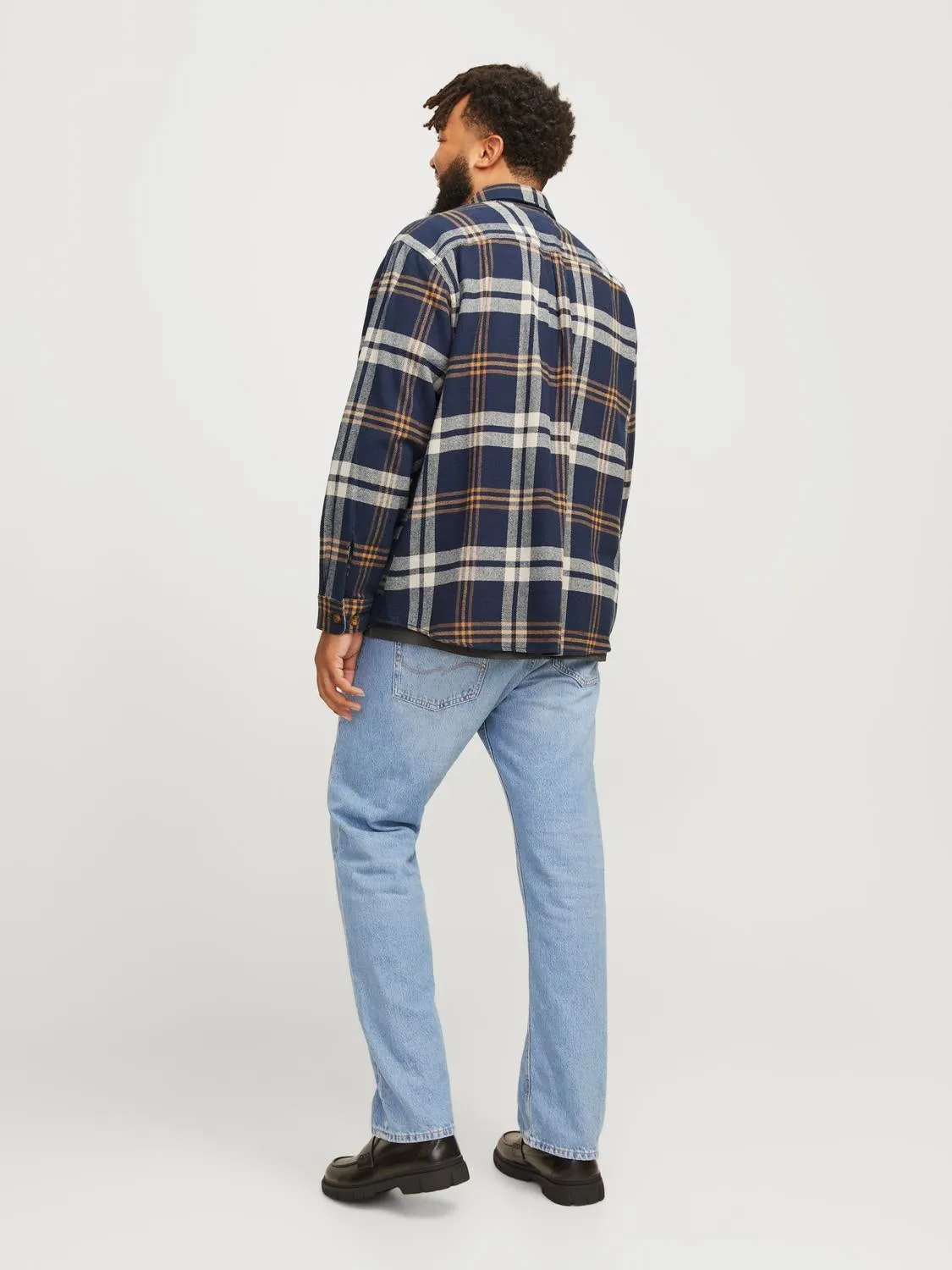 Plus Sobrecamisa Corte comfort | Azul oscuro | Jack & Jones®