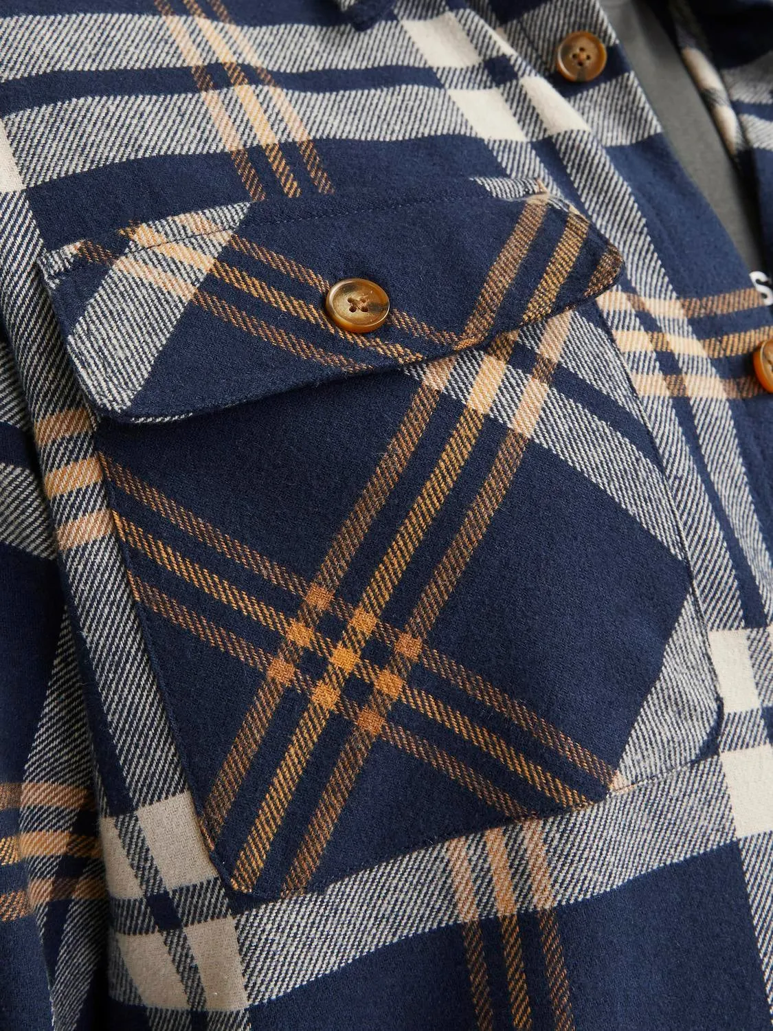 Plus Sobrecamisa Corte comfort | Azul oscuro | Jack & Jones®