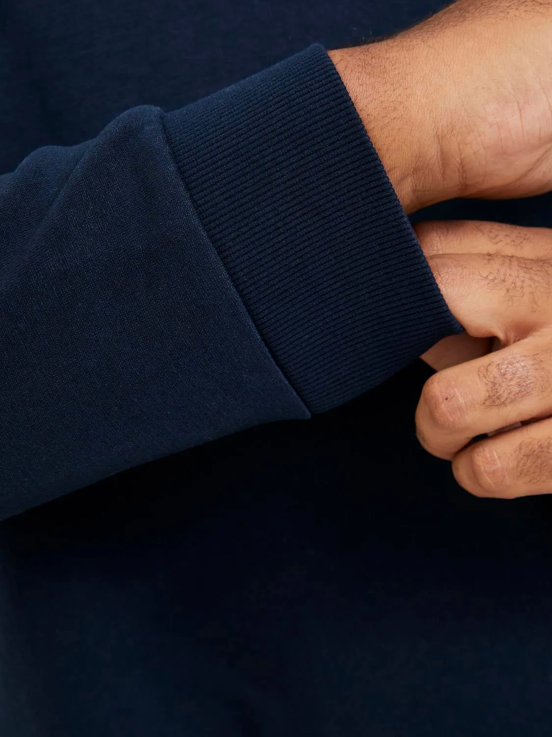 Plus Sudadera Liso | Azul oscuro | Jack & Jones®