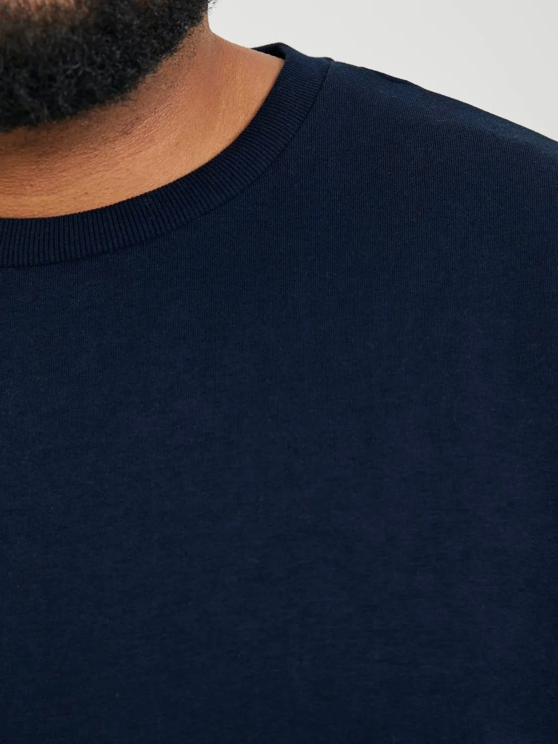 Plus Sudadera Liso | Azul oscuro | Jack & Jones®