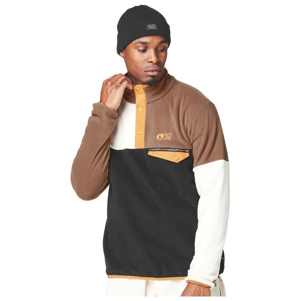 Polar Picture Arcca 1/4 Fleece Black Vanilla Cocoa