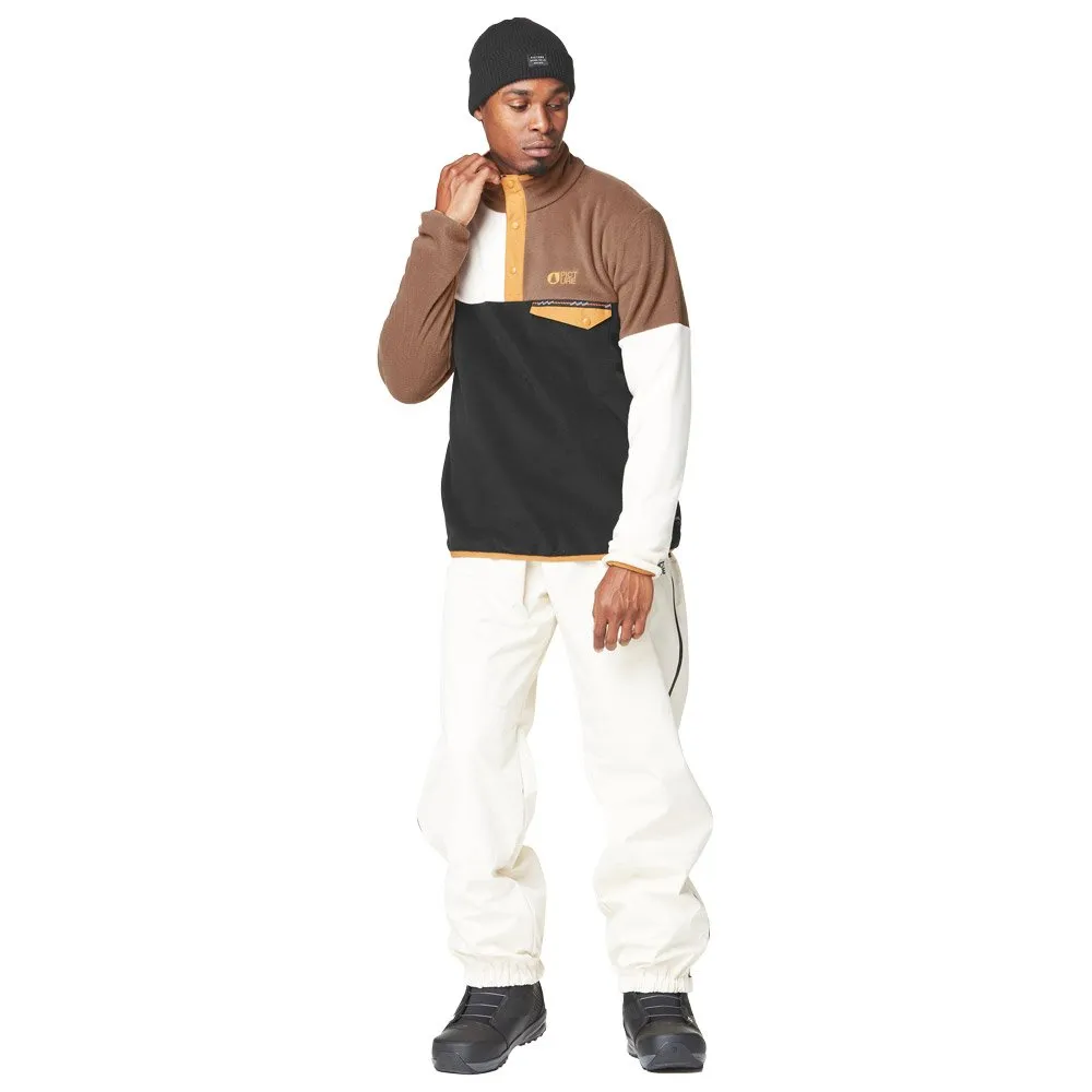 Polar Picture Arcca 1/4 Fleece Black Vanilla Cocoa