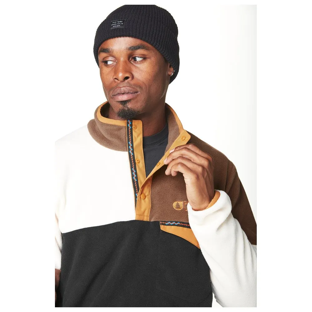 Polar Picture Arcca 1/4 Fleece Black Vanilla Cocoa