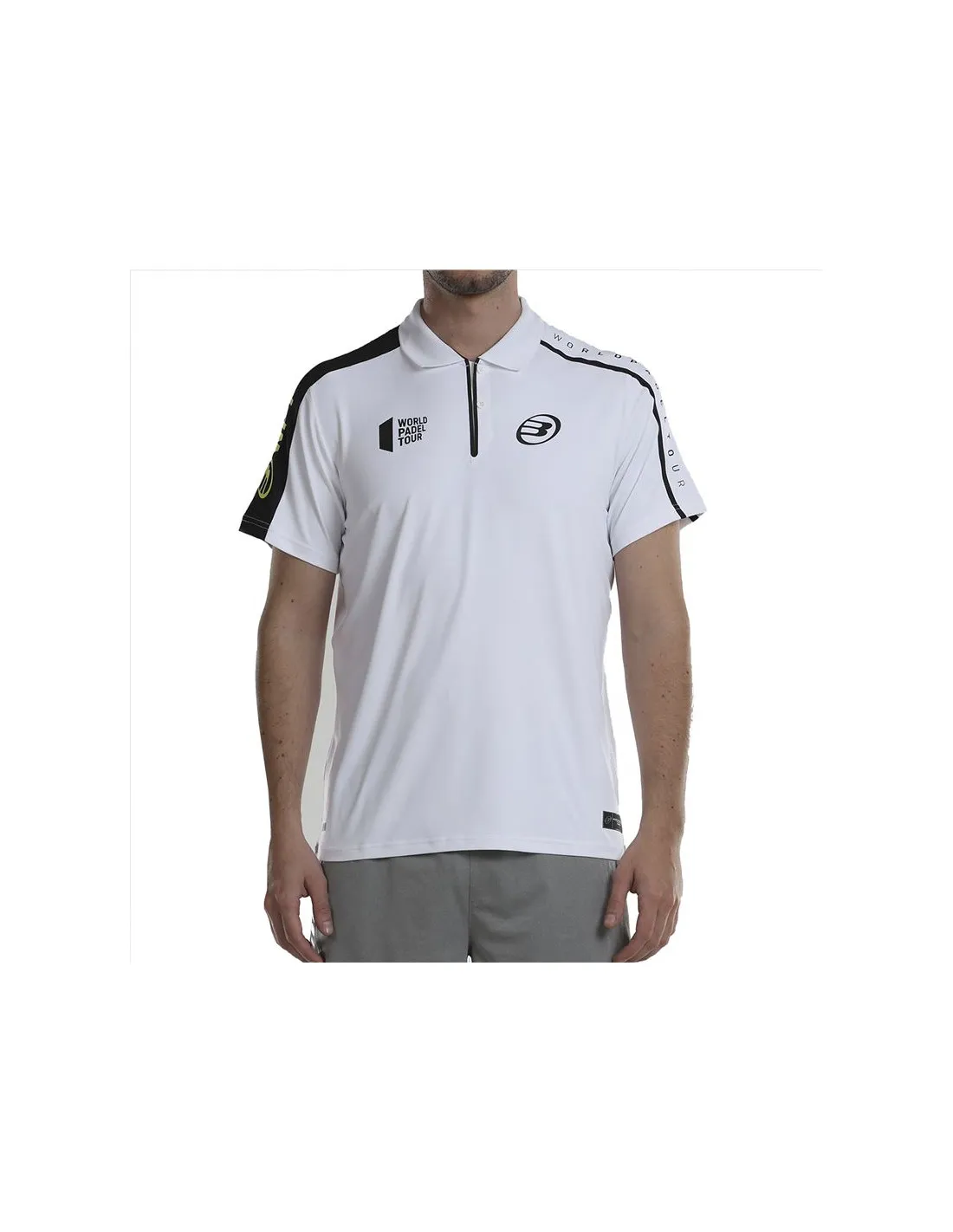 Polo de Pádel Bullpadel Liceo Blanco Hombre