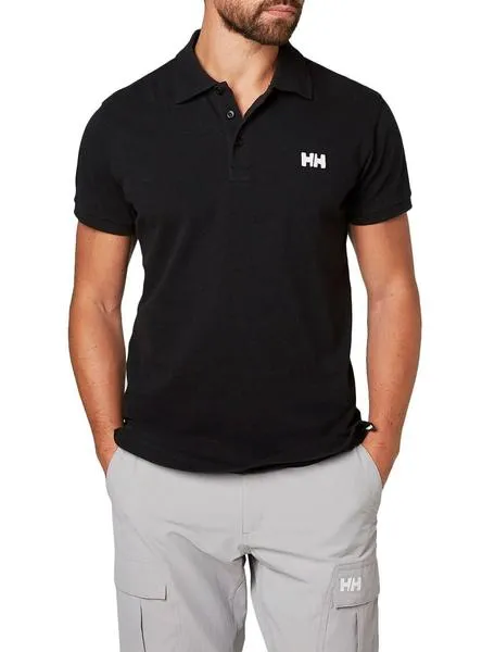 polo helly hansen transat negro para hombre
