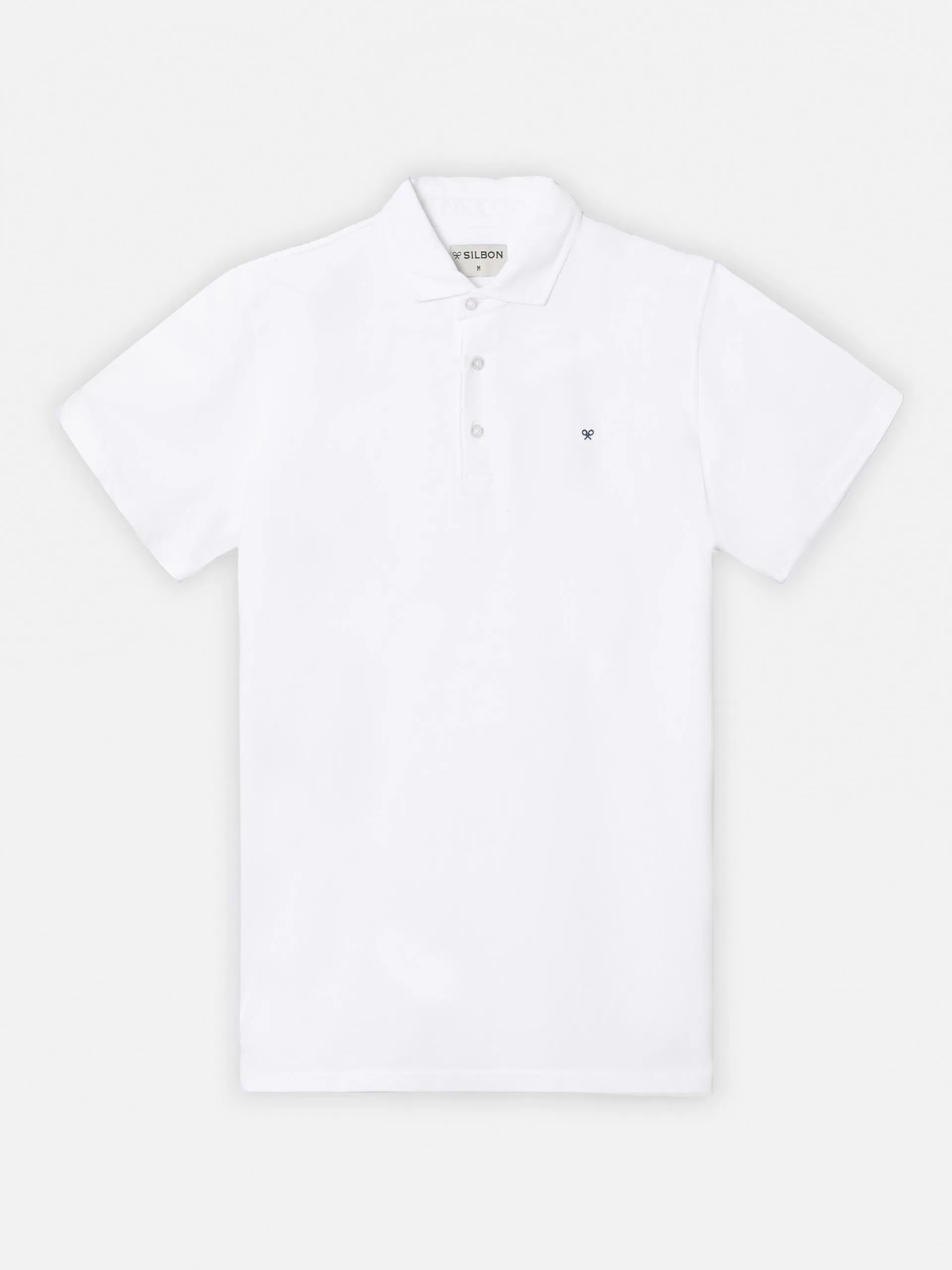 Polo tapeta oculta blanco