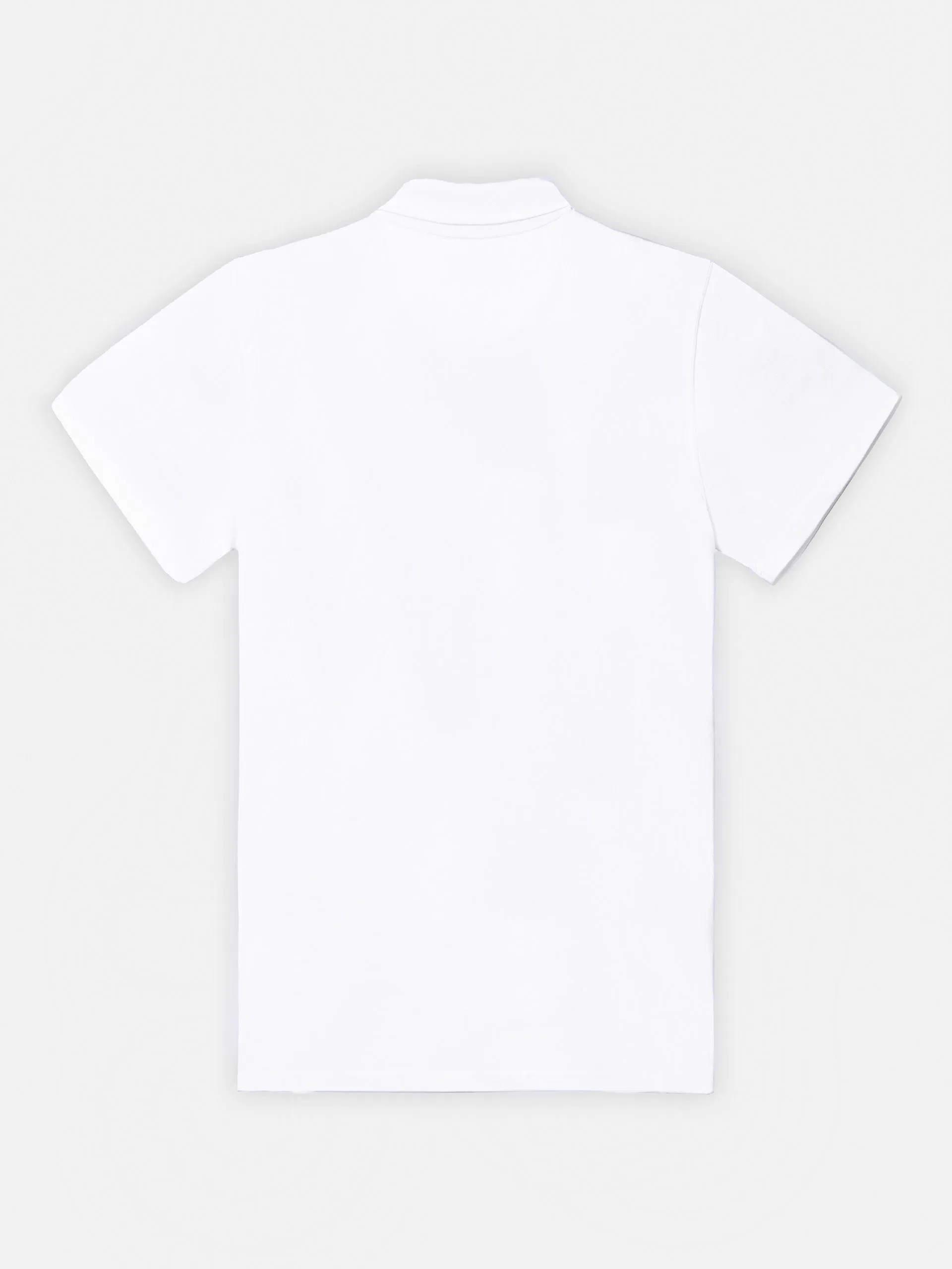 Polo tapeta oculta blanco