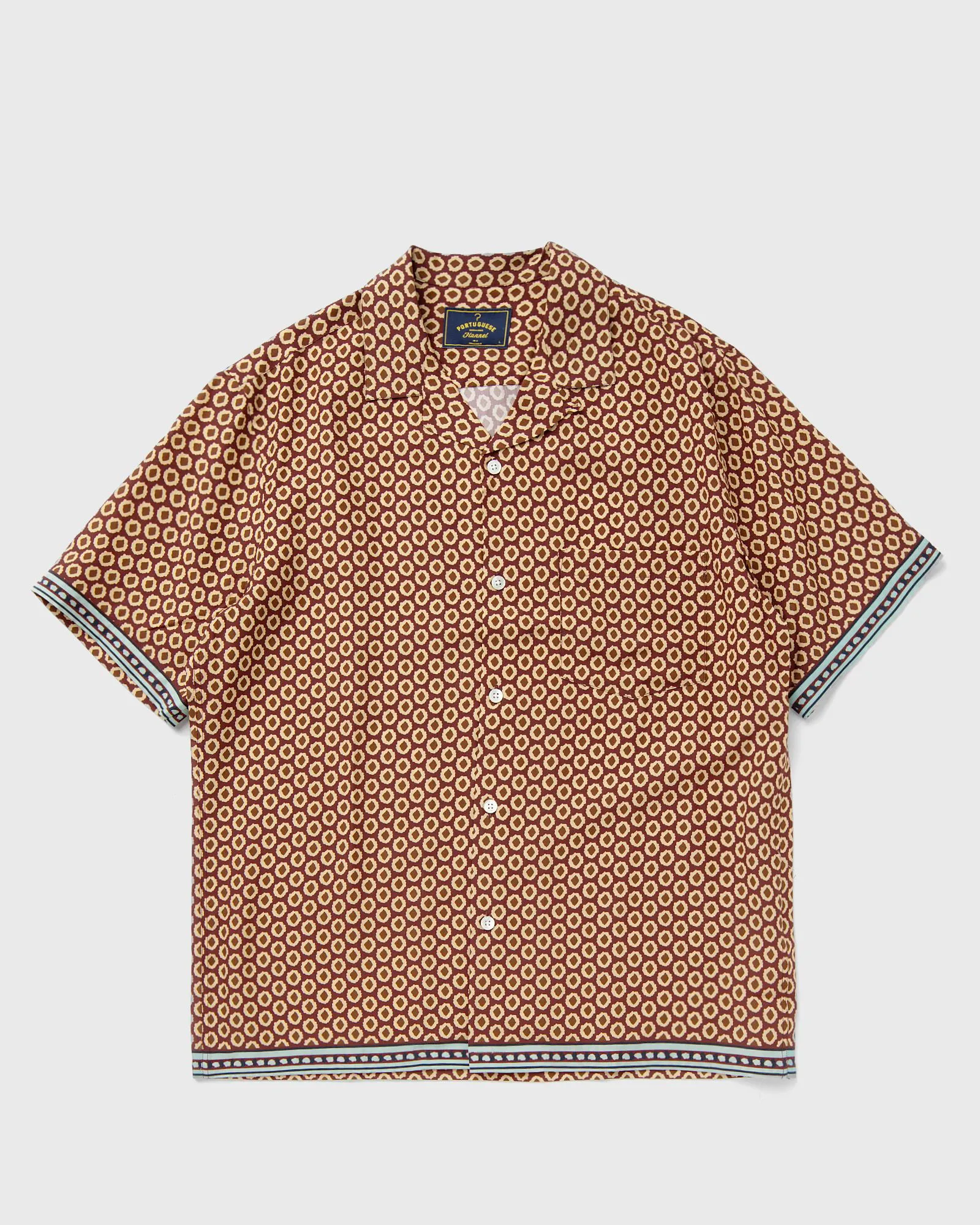 Portuguese Flannel VERMON men Shortsleeves red in size:XXL