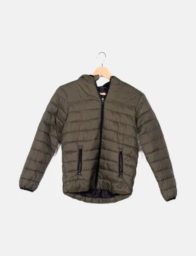 Primark Chaqueta verde acolchada