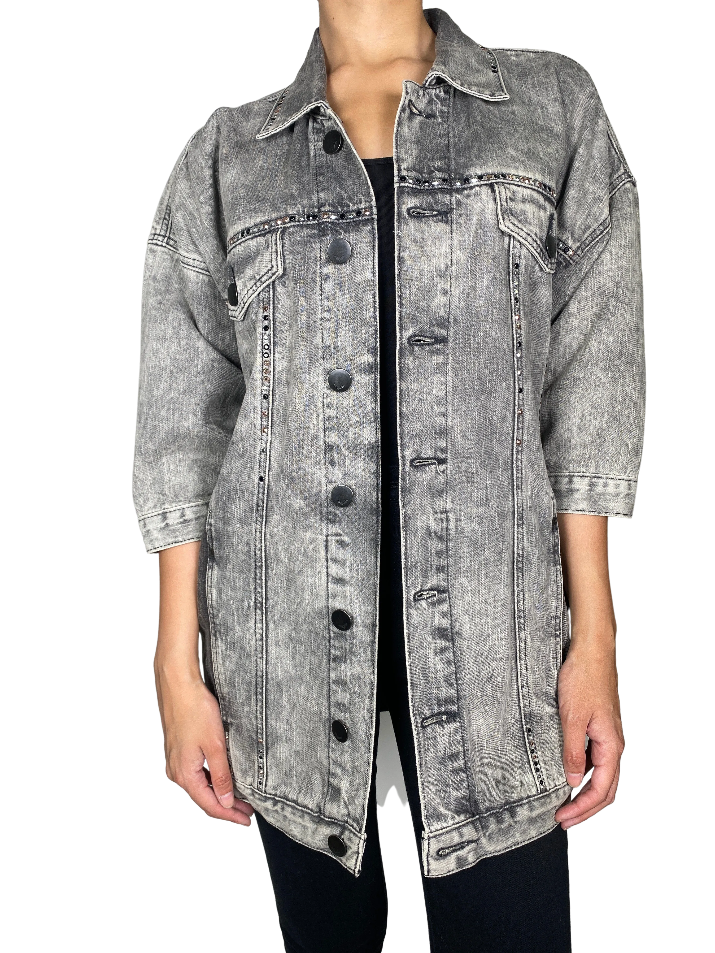 RAPSODIA Chaqueta Long Grey