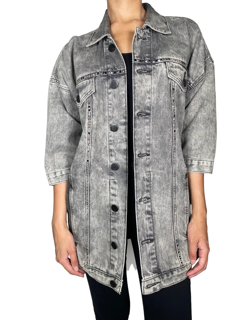 RAPSODIA Chaqueta Long Grey