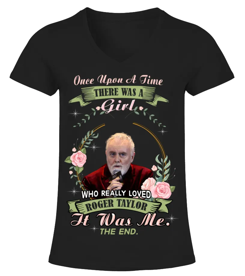 REALLY LOVED ROGER TAYLOR Camiseta cuello pico Mujer