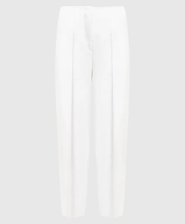 Rohe White pants made of wool
