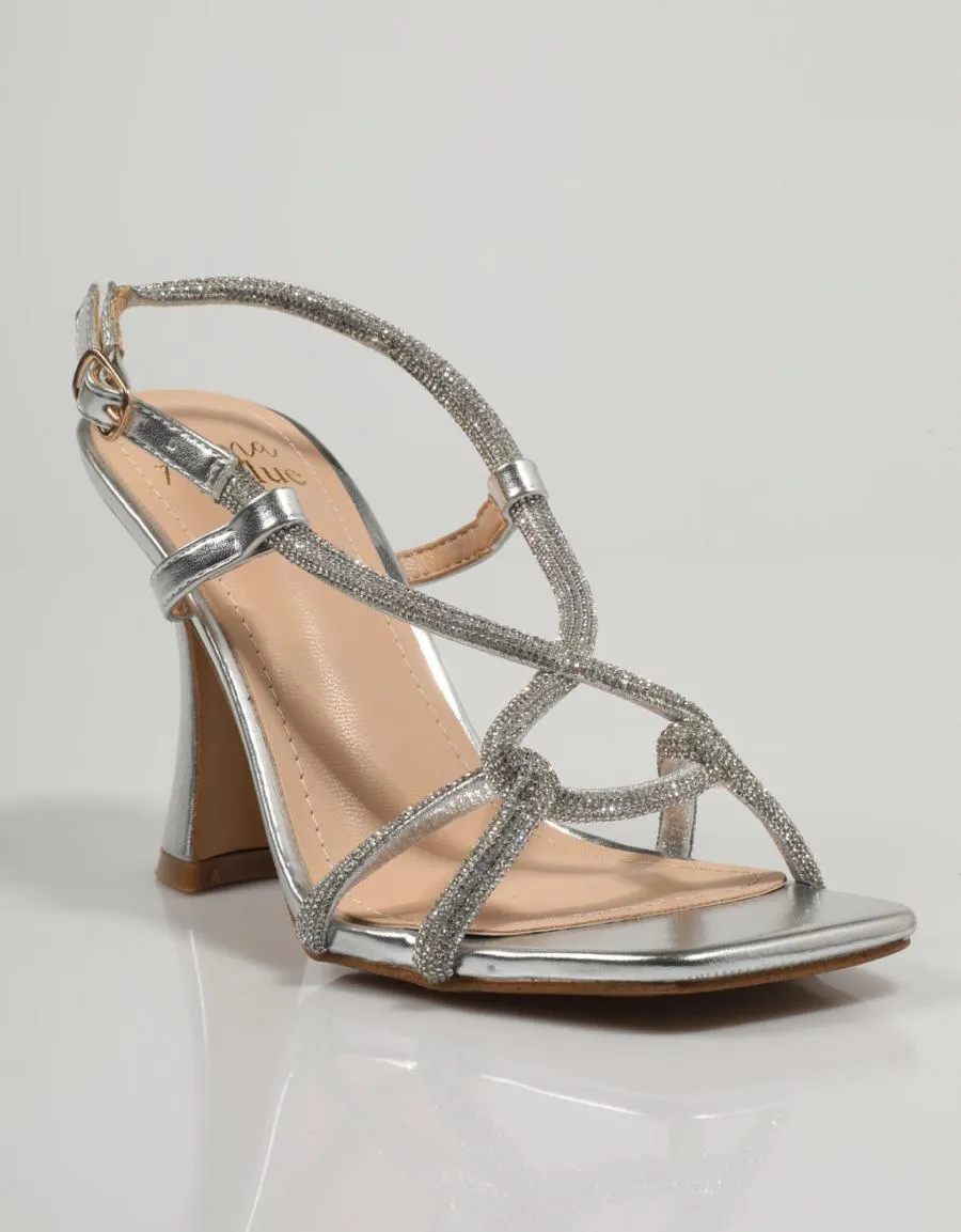  sandales ALMA BLUE 1053 en Argent 82519