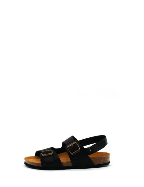 Sandalia Autenti 10888 bio negro para mujer