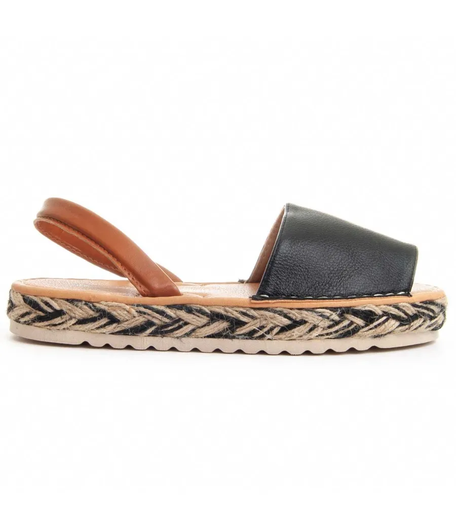 Sandalia Casual Para Mujer  Montevita  Sandsum8  89045 Negro