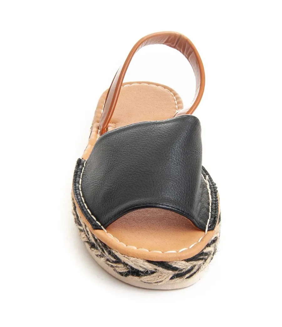 Sandalia Casual Para Mujer  Montevita  Sandsum8  89045 Negro