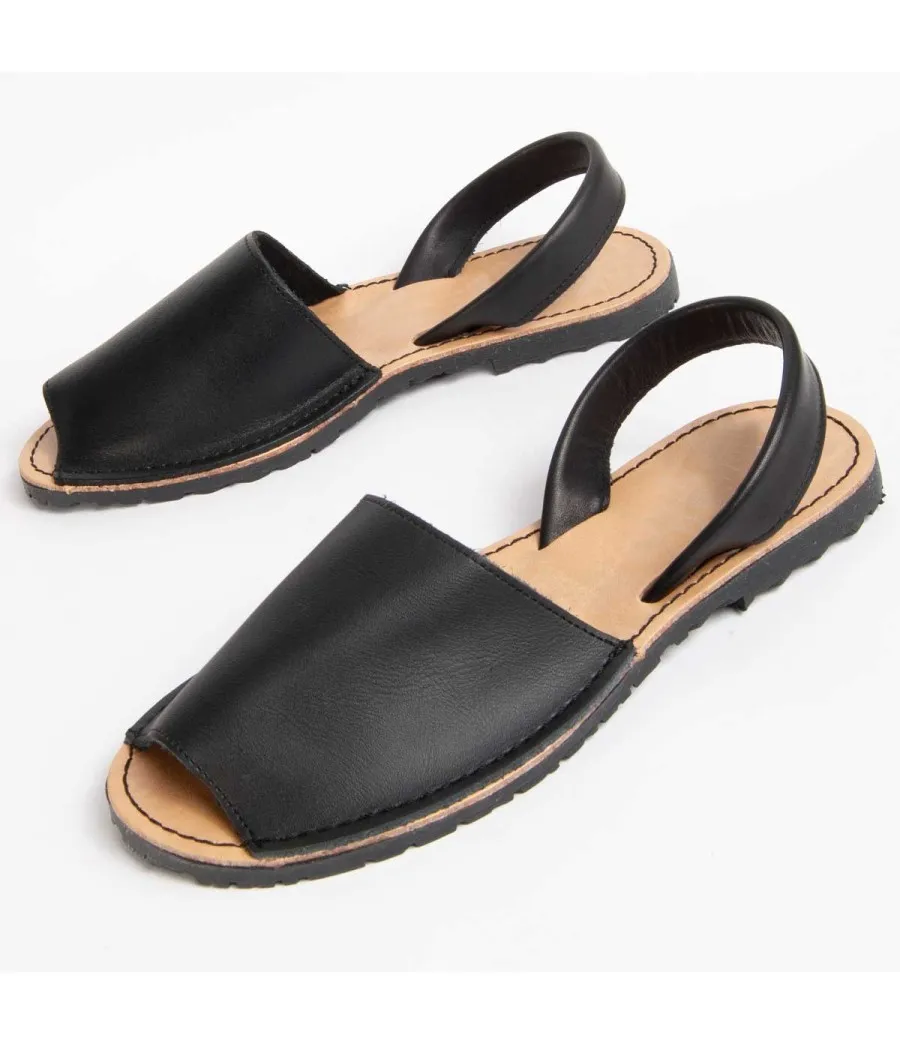 Sandalia De Piel Para Mujer.  Purapiel  Ibizen2  98610